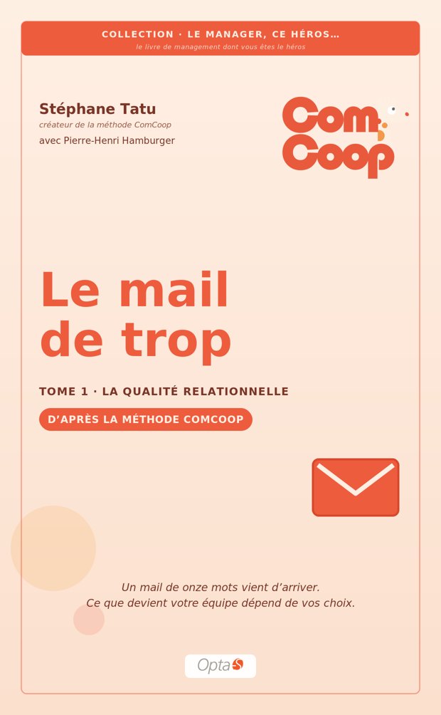Couverture du livre Le mail de trop, tome 1 de la collection Le manager, ce héros